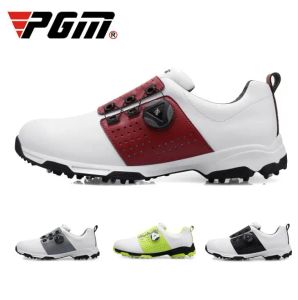 Bolsas PGM Golf Shoes de golfe masculino Sapatos à prova d'água Shoes Atividade Sapatos de pico sapatos de golfe masculino