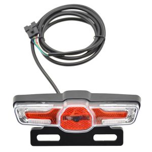 Luci LED LED Electric Biciclette Luce Highprightness Segnale Volta Lampada posteriore Risparmio Easy Installazione per bici elettrica a 48 V 36V 48V