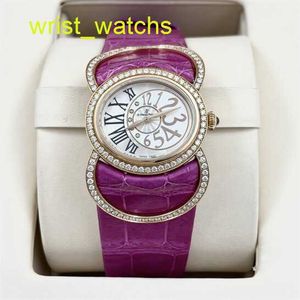 AP Grestest Watre Watch Series Millennium 18K Rose Gold Original Diamond Manual Mechanical Watch Luxury Swiss Watch 28mm Diâmetro 77226or.zz.a012su