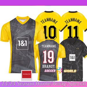 23 24 Dortmund Reus Reyna Sancho 50ª camisa de futebol Kamara Hummels Adeyemi Brandt Camisa Fullkrug Ryerson Malen Ozcan Edição Especial Edição Men Uniformes Infantil