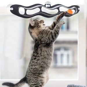 Toys Pet Cat Oyun Tünel Track Ball Oyuncak Kupa Kedi Kedi Oyuncaklar Etkileşimli Komik Tease Bulmaca Eğitim Oyuncak Kazır Kitten Etkileşim