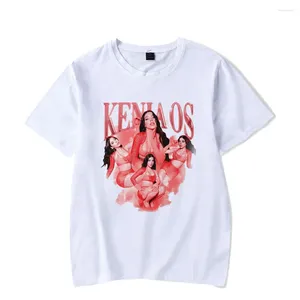 Erkek Tişörtleri Kenia OS Mia T-Shirts K23 Tur Maz Grafikleri Baskı Crewneck Unisex Trend Casual Kısa Kollu Üst