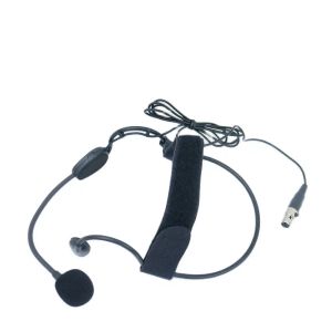 Microphones PGA31 Cardioid HeadWorn Headset Condenser Microphone 4Pin Locking For Shure Wireless BeltPack HeadMounted Classic