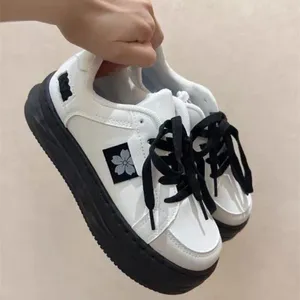 Casual Shoes 2024 Spring Women Sneakers Flat Tennis Female Kawaii White Vulcanize Korean Footwear