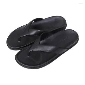 Terlik unisex yaz erkekler flip flops yüksek kaliteli plaj sandaletleri kayma önleyici gündelik ayakkabılar toptan