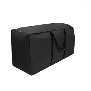 Storage Bags Furniture Cushion Bag Heavy Duty Waterproof Protect Cover With Handle And Zipper Polyester Cloth