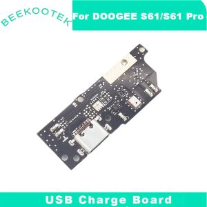 Controle Novo Original Doogee S61 Pro/S61 Placa Base da Base USB Placa de porta de carga com acessórios para reparo de microfone para Doogee S61 Pro Smart Phone