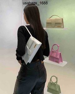 Classic lady fashion handbags ladies Jacquess bags Pink European and Trend Leather Cowhide Spice Girl Method Stick Armpit Single Shoulder I1N