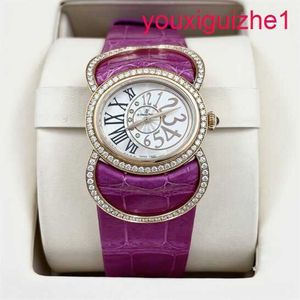 AP WEWIEDZIE WISKA MILINIUM SERIINE SERII 18K ROTE GOLD ORYGINALNE DIMOND Manual Mechanical Watch Luxury Swiss Watch 28 mm średnica 77226or.zz.A012SU