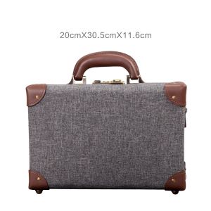 Luggage 2023 Small suitcase 13inch trolley case, lightweight suitcase, female new student boarding suitcase, mini trumpet