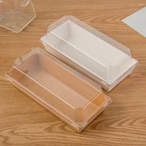 Take Out Containers 20 Pcs Box Biscuits Packaging Boxes Food Storage White Cardboard