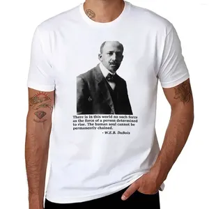 Topy z czołgami męskimi W.E.B. DUBOIS T-shirt Customs Zaprojektuj własne ciężkie wadze ponadwymiarowe męskie koszule swobodne stylowe