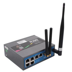 Router 2,4 GHz 5ghz dualband 802.11ac Gigabit Ethernet 4G Wifi Router R200 router LTE industriale con slot per schede SIM