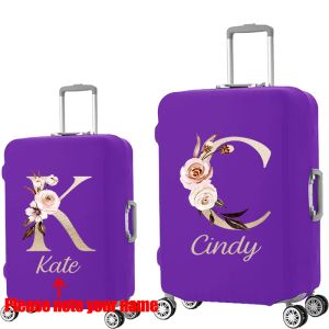 Accessories Custom Name Luggage Cover Elastic Protective Removeable Cover Suitable for 1832 Inch Travel Accessories Luggage Dust Cover