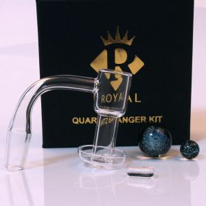 Royal Glass Quartz Banger Set med Terp Slurper Pill Marmor Ruby Pearls 90 Nails Glass Bowls For Bongs Safe Delivery ZZ