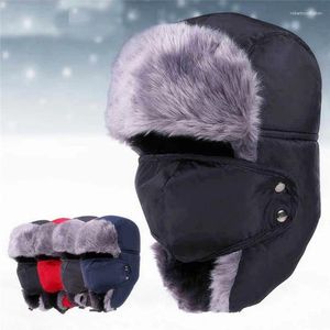 Cycling Caps Winter Outdoor Fashion Hats Camping Hiking Skiing Sports Windproof Thick Warm Snow Cap Face Mask Hat
