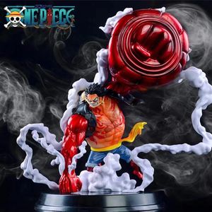 25 cm anime en bit Luffy Gear 4 Figurin PVC Action Figur Vuxna barn Toys Japan MANGA Kids Tecknad gåva 240422