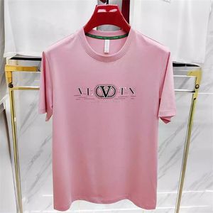 2024 NOVO ESTILO LUZULO Mens camiseta de alta qualidade Designer Tess Letter Hot Drill Letter Casual Moda Casual Manga curta Europa America Homens Women Round Neck Tshirts Tamanho Asiático M-5xl