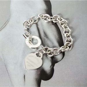 Charm Tiffanyjewelry Armband Classic Chain Armband Fashion Design Hand Tiffanyjewelry smycken damer 154