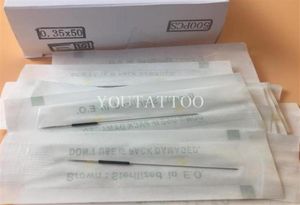 500pcs 0 35x50mm Sterilized 3RL Permanent Makeup Tattoo Machine Gun Eyebrow Machine Tattoo Needle Traditional Needles312O8951798