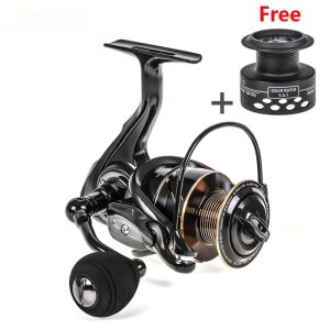 Tillbehör 100% Original Capaci RT Spinning Reel Double Spool Fishing Reel Metal Spool Bass Karp Fishing Sea Fishing Outdoor