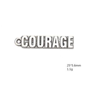 Bracelets Handmade Courage Letter Accessory Charm Jewelry charms for bracelets