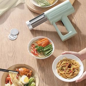 Makers 50w Home Noodle Machine 4/6 stampi wireless portatile per pistola elettrica pistola per pistola portatile pasta automatica macchina per pressione