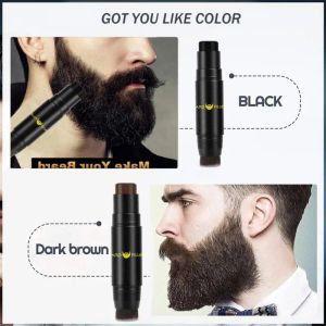 Reparação de bastão de preenchimento de barba de shampoocondicionário Carimbo à prova d'água com escova Bigode Equipe Pen Hair Growth Product for Men Acessórios