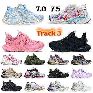 Runner di tracce di alta qualità 7 7.5 3 Donne Dress Scarpe uomini All Black White Purple Runners Womens Finer Strack Runner Sneaker Strack Runner Sneaker