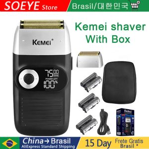 Rakare Kemei Shaver Electric Shaver For Men Electric Razor For Men's Electric Shaver Portable Beard Trimmer Body Epilator Professional