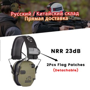 Akcesoria Outdoor Earmuffs Aktywne słuchawki do strzelania do elektronicznej ochrony słuchu Ucha ochrony szumów Redukcja słuchawek polowań