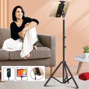 Standlar Outmix Ayarlanabilir Tablet Tripod Kat Stand Tutucu Montaj Desteği IPad Air Pro 12.9 Tembel Tutucu Braket Desteği için