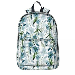 Backpack Blue Branches meninos meninas bookbag infantil bolsas escolares desenho animado crianças mochila laptop saco de ombro de grande capacidade