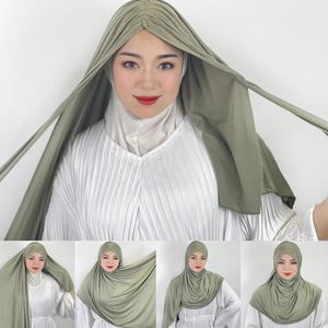 174*72 cm kvinnor muslimska strass hijab headcover turban wrap arab långa sjalar halsdukar malaysia pannband hår tillbehör 240410