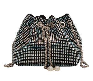 Evening Bag S Shoulder Luxury Designer Gold Ball Chain Crossbody Bag Soft Ladies Fashion Diamond Decorated Tote 2209198674308