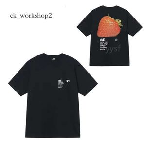 Stusssy gömlek tasarımcı tshirt çalışma gömlek Stusssy gömlek kadın tişört basılı sokak kaykay hip-hop tarzı şık kısa kollu sweatshirt 445