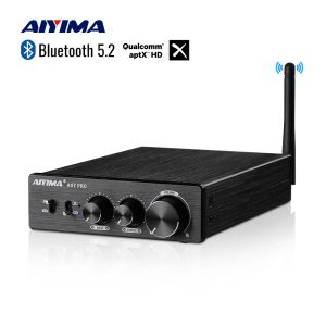 アンプAIYIMA A07 Pro Bluetooth Amplifier Audio APTX HD TPA3255 HIFIステレオパワーアンプ300WX2サウンドスピーカーAmplificador Home Amp