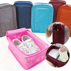 Väskor reseskor arrangör förvaringsväskor vattentät resväska arrangörskläder garderob garderob arrangör bärbara skor förpackning kuber
