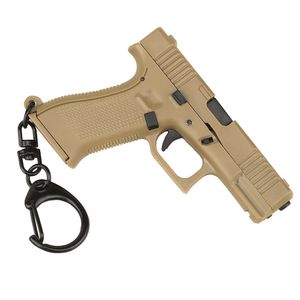 Wholesale creative realistic removable portable weapons pendant G45 mini pistol model plastic keychain with Model toy