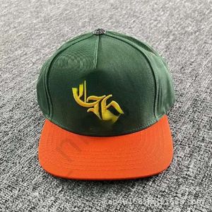 Chrome Hesrts Hat Casquette Designer Letters Print Fashion Street Hiphop Baseball Chrome Hat Green Orange Blue Corcing Cross Casual Flat Cap Ch Hat 781