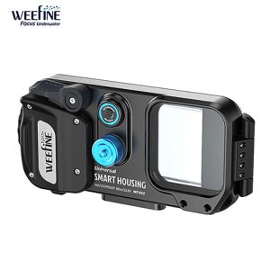 Hobos WeeFine WFH05 WFH06 Smart Housing for Smartphone (iPhone och Android) SCUBA Diving Underwater Photography Mobiltelefonfodral
