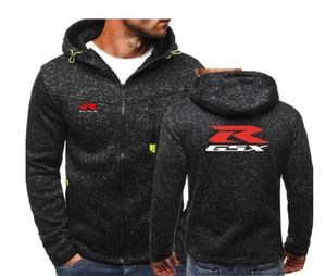 New Mens Motocross Zipper Fleece Jacket Motorcycle Cycling Jacket Capeled Cardigan Capuzes Truonete de capuz Sweatshirt7244045