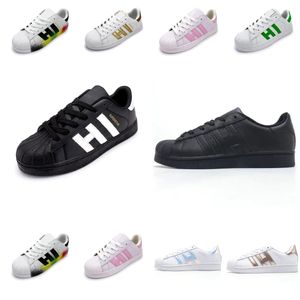 2024 Designer shoes Toe Shell Casual Shoes Men Women Sneakers stripe Flat Leather shell-toe shoes Sports Running Shoes 36-45