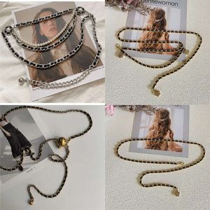 Chain Designers Belts Classic Pearl Flowers Brands Waist for Woman Lady Party Dress Decorative Gold Sier Chains Belt s