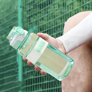 Vattenflaskor te infusör flaskor bärbar kopp med filter 800 ml läcksäker sportseparator för camping