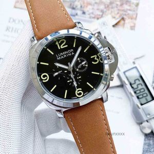 Luxury Watch Herren Automatische mechanische Uhr Sportuhr 2024 Neue Brand Watch Sapphire Mirror Lederband 40 44 mm Durchmesser Timer Uhr Uhr 77SI