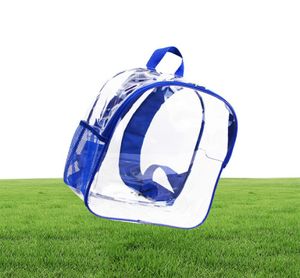 Mini Mini Mochila Clear de serviço pesado Aprovou o ColdResistente Backpack transparente para concertos Stadium de viagens de segurança
