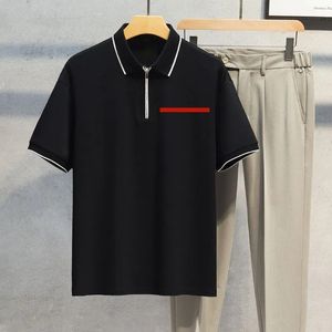 Tasarımcı Polo Erkek Tişörtleri Moda İşlemeli Tasarımcılar Tshirt V Boyun Pamuk High Street Erkekler Sıradan T Shirt Lüks Sıradan Çift Giysileri Asya Boyutu S-4XL