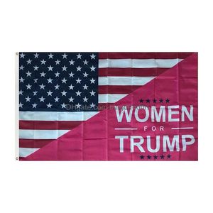 Banner Flags 3X5 Ft Trump Campaign Digitally Printed Green Farmer Firefighter Supporter Flag Drop Delivery Home Garden Festive Party S Dhajh