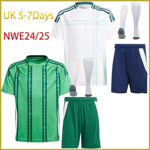 2024 new northern Ireland EuropeanCup DIVAS CHARLES football shirt 2025 EVANS HOME AWAYCHARLES BALLARD BEST BROWN HOME AWAY soccer jerseys men set kids kit uniform